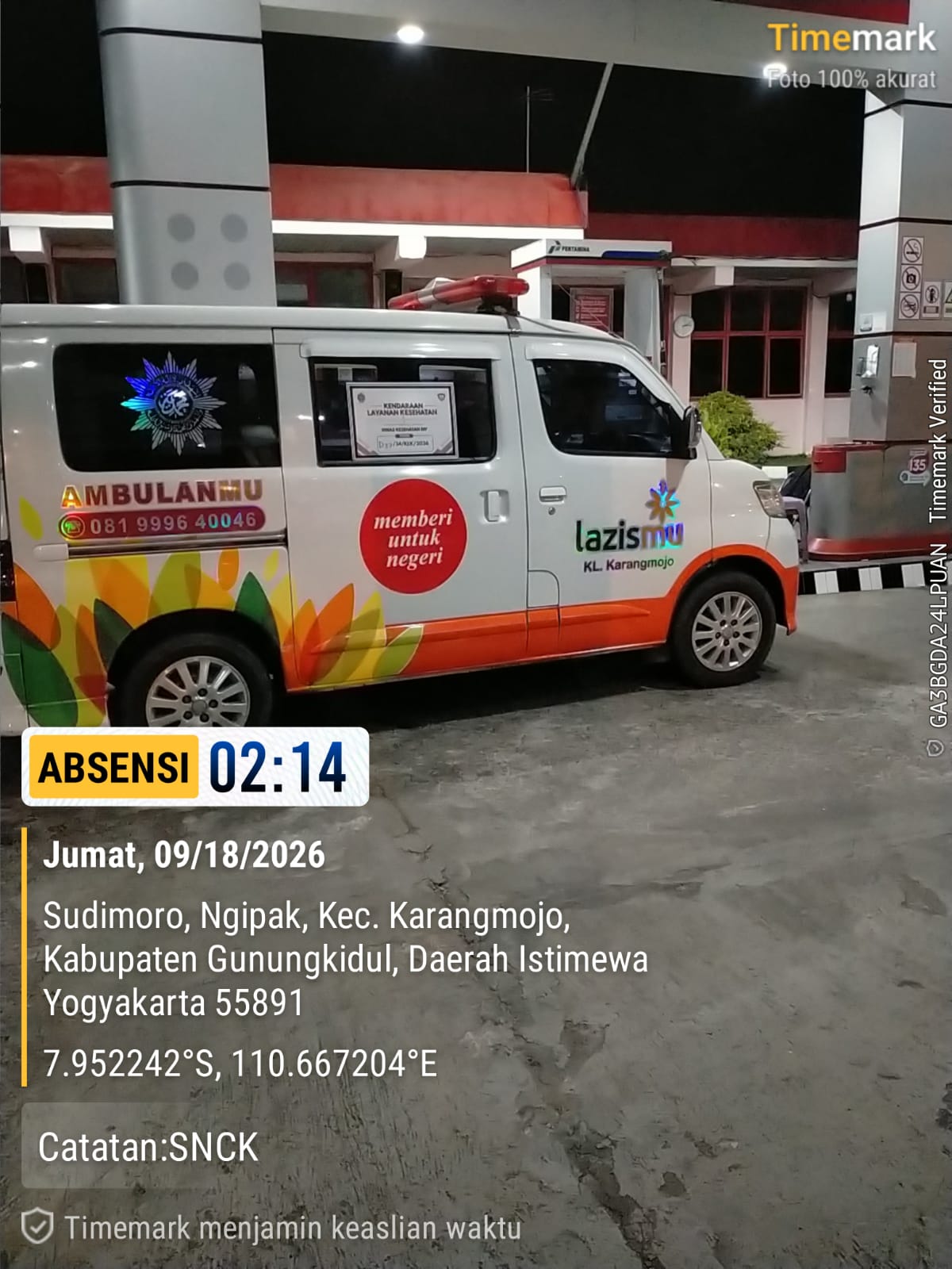 Foto Giat Ambulan