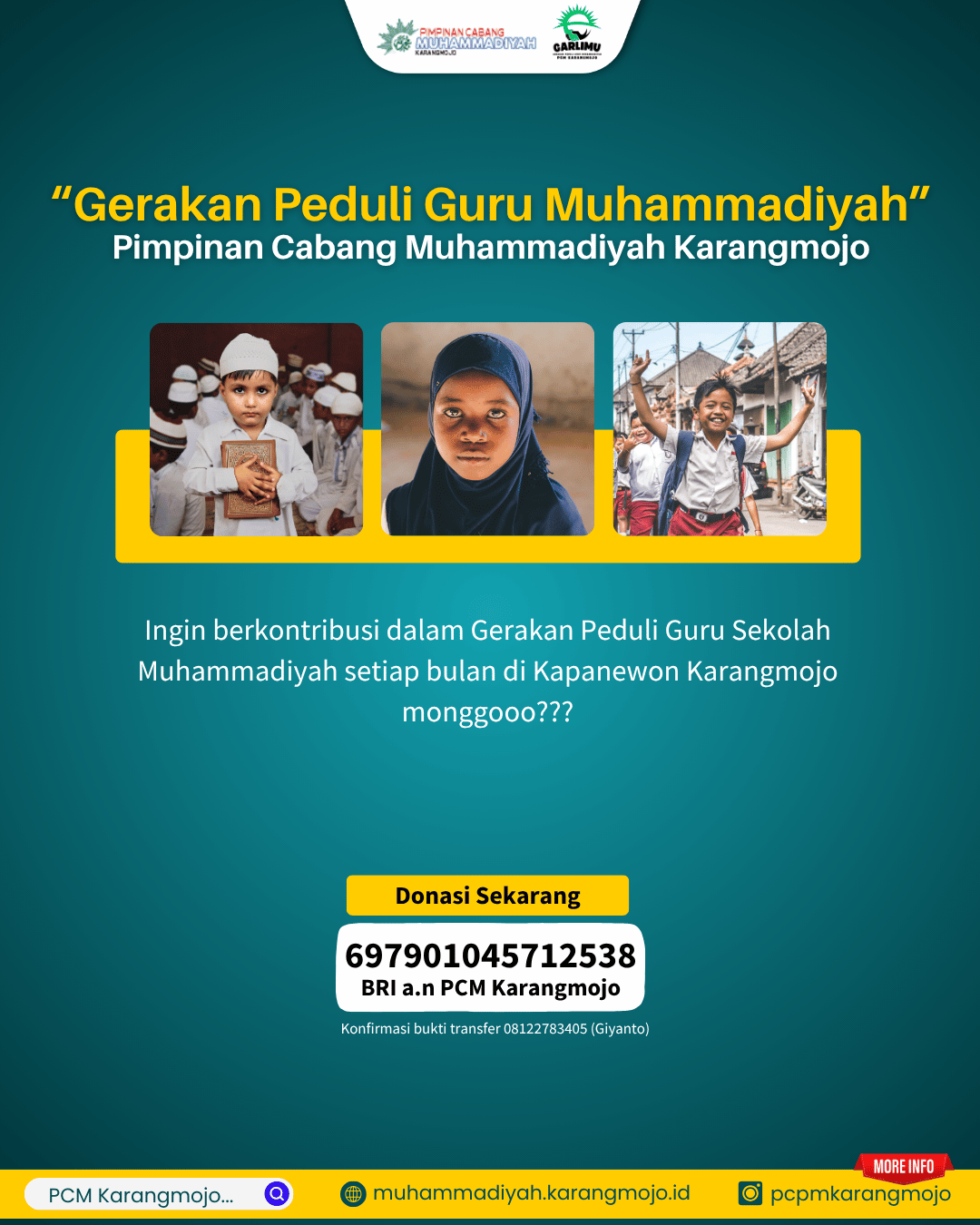 Gerakan Peduli Guru Muhammadiyah Karangmojo